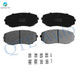 Front Ceramic Brake Pad Kit For 2007-2015 Lincoln MKX Base