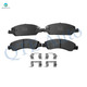 Front Ceramic Brake Pad Kit For 2008 GMC Yukon 1st Design