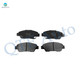 Set of 8 Front-Rear 7418-D537 Ceramic Brake Pad Kit For 2011-2015 Honda CR-Z