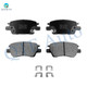 Front Ceramic Brake Pad Kit For 2016-2018 Chevrolet Volt