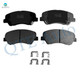 Front Ceramic Brake Pad Kit For 2012-2021 Hyundai Accent