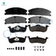 Set of 8 Front-Rear Ceramic Brake Pad Kit For 2013-2019 Lincoln MKT
