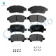 Set of 8 Front-Rear Ceramic Brake Pad Kit For 2000 Toyota Camry USA Built