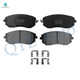 Front Ceramic Brake Pad Kit For 2002-2010 Subaru Impreza