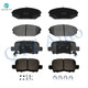 Set of 8 Front-Rear Ceramic Brake Pad Kit For 2001 2002 Acura MDX