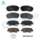 Set of 8 Front-Rear Ceramic Brake Pad Kit For 2015 Hyundai Sonata