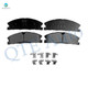Front Ceramic Brake Pad Kit For 2013-2016 Lincoln MKS