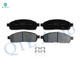 Front Ceramic Brake Pad Kit For 2004 Ford F-150 Heritage