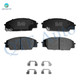 Front Ceramic Brake Pad Kit For 2000-2009 Honda S2000