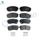 Set of 8 Front-Rear Ceramic Brake Pad Kit For 2010-2017 Hyundai Tucson