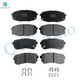 Set of 8 Front-Rear Ceramic Brake Pad Kit For 2010-2013 KIA Forte