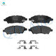 Front Ceramic Brake Pad Kit For 2012-2019 Nissan Versa