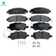 Set of 8 Front-Rear Ceramic Brake Pad Kit For 2009-2015 Toyota Venza