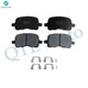 Front Ceramic Brake Pad Kit For 1998-2002 Toyota Corolla