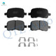 Front Ceramic Brake Pad Kit For 1998-2002 Chevrolet Prizm