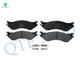 Front Ceramic Brake Pad Kit For 2003-2006 Dodge Durango