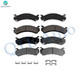 Set of 8 Front-Rear Ceramic Brake Pad Kit For 2007 Chevrolet Silverado 1500 HD Classic