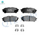 Rear Ceramic Brake Pad Kit For 2005 2006 Saab 9-2X