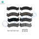 Set of 8 Front-Rear Ceramic Brake Pad Kit For 2006 GMC Sierra 1500 HD