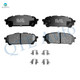 Rear Ceramic Brake Pad Kit For 2004-2008 Subaru Forester