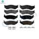 Set of 8 Front-Rear Ceramic Brake Pad Kit For 2002-2005 Dodge RAM 1500