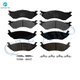 Set of 8 Front-Rear Ceramic Brake Pad Kit For 2002-2005 Dodge RAM 1500