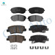 Set of 8 Front-Rear Ceramic Brake Pad Kit For 2004-2007 Subaru Impreza
