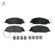 Front Ceramic Brake Pad Kit Fits 2011-2014 Ford Mustang Base