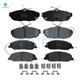 Set of 8 Front D1464 7986-Rear Ceramic Brake Pad Kit Fits 2011-2014 Ford Mustang
