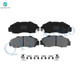 Front Ceramic Brake Pad Kit Fits 1993-2001 Honda Prelude