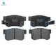 Set of 8 Front-Rear Ceramic Brake Pad Kit Fits 1992-1994 Acura Vigor