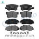 Set of 8 Front-Rear Ceramic Brake Pad Kit Fits 1993-2001 Honda Prelude Set of 8 Front-Rear Ceramic Brake Pad Kit Fits 1993-2001 Honda Prelude