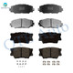 Set of 8 Front-Rear Ceramic Brake Pad Kit Fits 2006-2018 Toyota RAV4