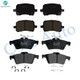 Set of 8 Front-Rear Ceramic Brake Pad Kit Fits 2007-2009 Pontiac Solstice