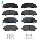 Set of 8 Front-Rear Ceramic Brake Pad Kit Fits 2014-2016 Chevrolet Impala Limited