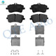 Set of 8 Front-Rear Ceramic Brake Pad Kit Fits 2002-2005 Mercedes-Benz C230