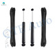 Set of 4 Front Upper Control Arm-Steering Damper For 2000-2002 Dodge RAM 2500