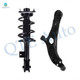 Front Left Lower Control Arm Ball Joint-Quick Complete Strut-Coil Spring Assembly For 2012-2014 Hyundai Sonata