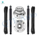 Set of 6 Front Upper Control Arm-Wheel Hub Bearing Assembly-Shock Absorber For 2000 2001 Dodge RAM 1500