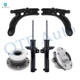 Set of 6 Front Lower Control Arm-Wheel Hub Bearing Assembly-Suspension Strut Assembly For 2005 2006 Volkswagen Jetta Set of 6 Front Lower Control Arm-Wheel Hub Bearing Assembly-Suspension Strut Assembly For 2005 2006 Volkswagen Jetta