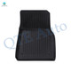 Set of 3 Double-deck Floor Mats Carpets For 2020-2025 Tesla Y