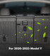 Rear Trunk Seat Back Mats Cover For 2020-2025 Tesla Y
