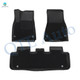 Set of 3 Double-deck Injection Molded Floor Mats For 2020-2025 Tesla Y