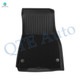Set of 3 Double-deck Injection Molded Floor Mats For 2020-2025 Tesla Y