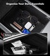 Refresh Edition Center Rear Storage Box For 2023-2025 Tesla 3 Flocking