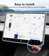 Silicone Case Center Console Screen Frame For 2017-2025 Tesla 3 Gray