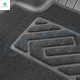 Set 3 All Weather Double-layer Floor Mats For 2017-2023 Tesla 3 Except Highland