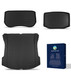 Set of 3 All Weather Trunk Mats For 2021-2023 Tesla 3 Except Highland