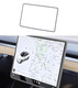 Silicone Case Center Console Screen Frame For 2020-2025 Tesla Y Gray