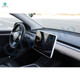 Silicone Case Center Console Screen Frame For 2020-2025 Tesla Y white